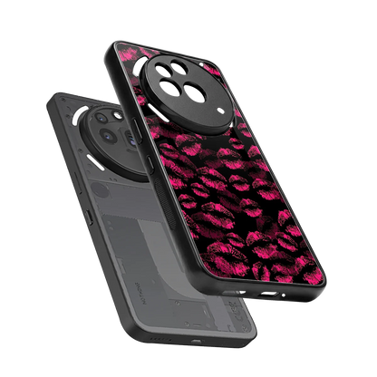 Lip Love sleek nothing phone 3a pro cover with tempered glass back and TPU edges
