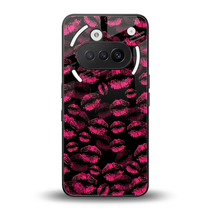 Lip Love back phone cover | glass case for nothing phone 3a