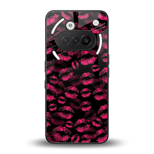 Lip Love back phone cover | glass case for nothing phone 3a