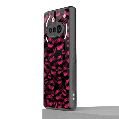 Lip Love nothing phone 3a mobile cover | shockproof glass phone case