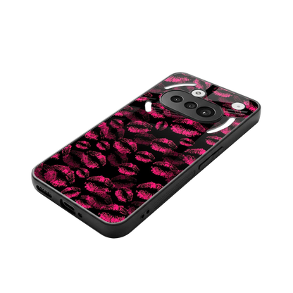 Lip Love stylish phone case for nothing phone 3a | glossy glass and slim fit