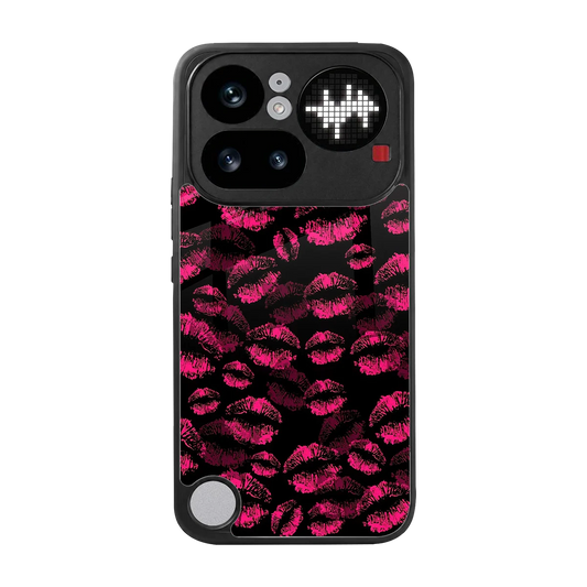Lip Love back phone cover | glass case for nothing phone 4a pro
