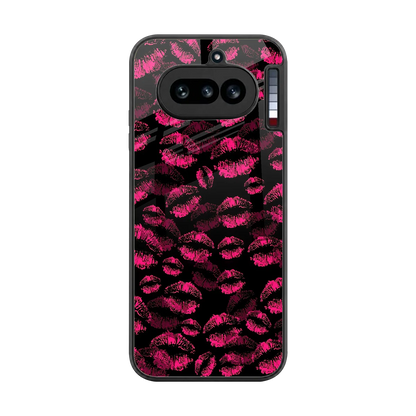 Lip Love back phone cover | glass case for nothing phone 4a