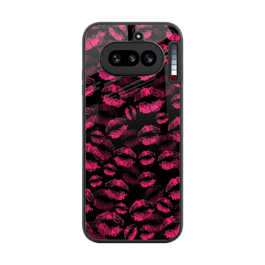 Lip Love back phone cover | glass case for nothing phone 4a