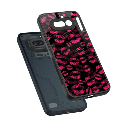 Lip Love sleek nothing phone 4a cover with tempered glass back and TPU edges