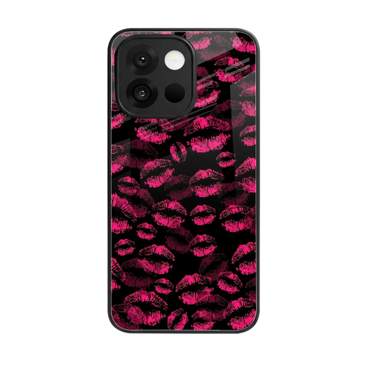 Lip Love back phone cover | glass case for oneplus 13s