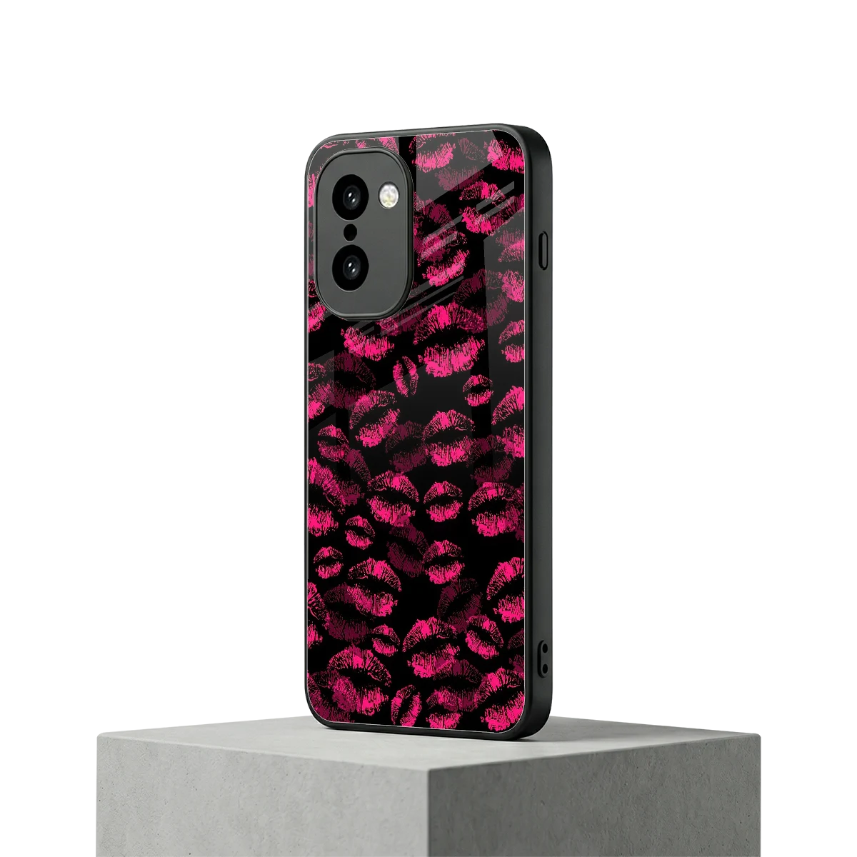 Lip Love oneplus 15r mobile cover | shockproof glass phone case