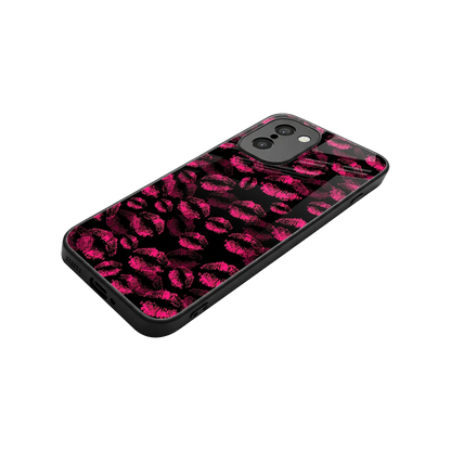 Lip Love stylish phone case for oneplus 15r | glossy glass and slim fit
