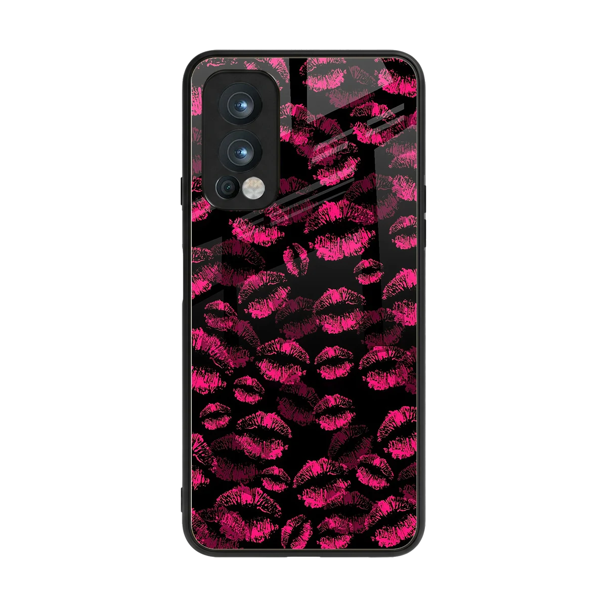 Lip Love back phone cover | glass case for oneplus nord 2