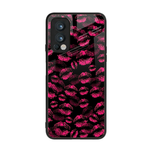 Lip Love back phone cover | glass case for oneplus nord 2