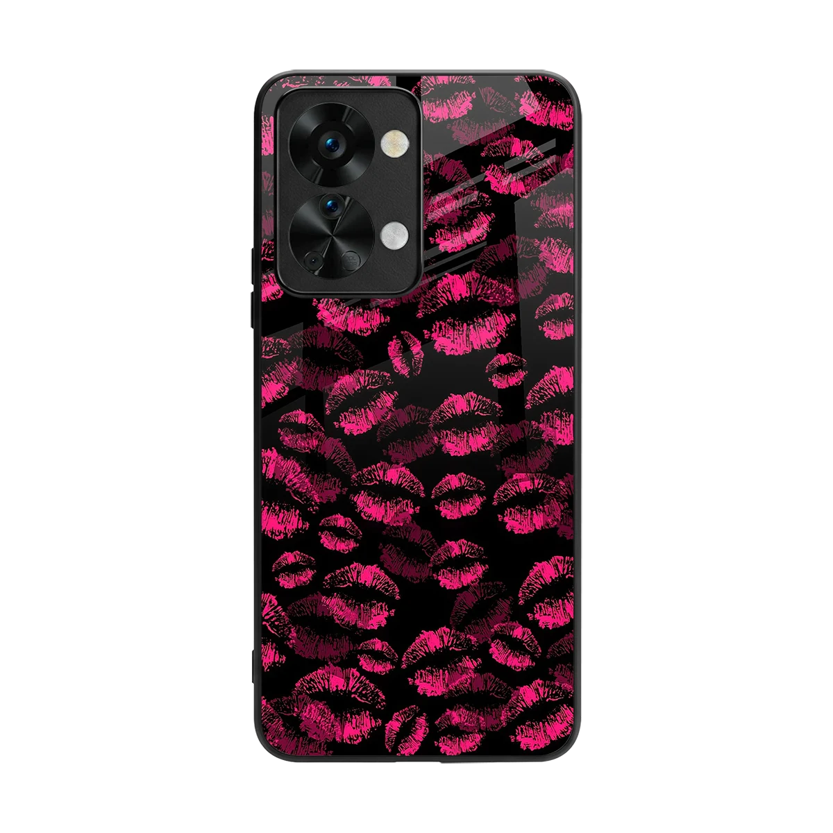 Lip Love back phone cover | glass case for oneplus nord 2t