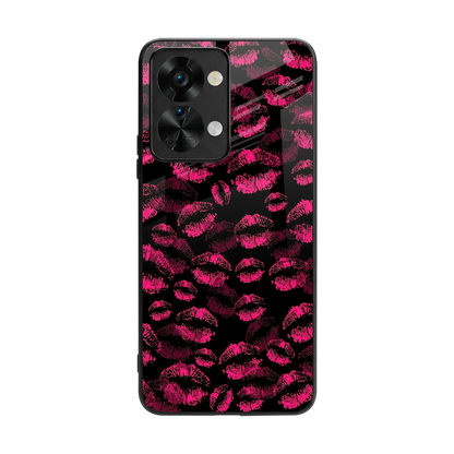 Lip Love back phone cover | glass case for oneplus nord 2t