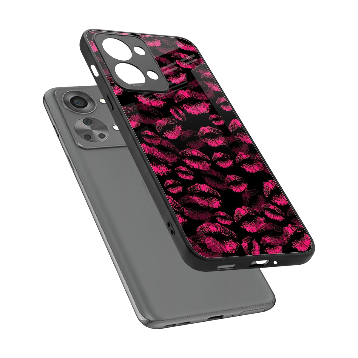 Lip Love sleek oneplus nord 2t cover with tempered glass back and TPU edges