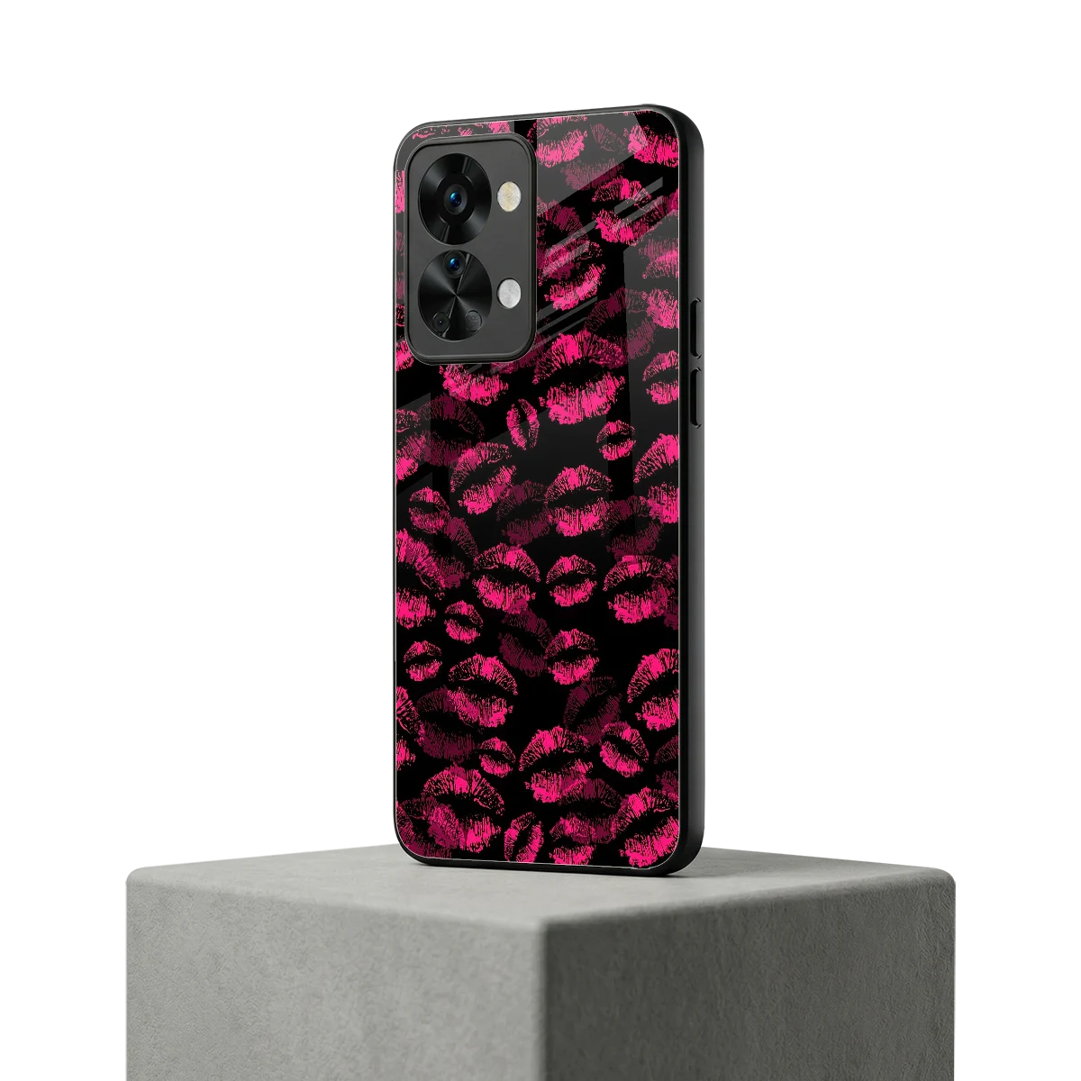 Lip Love oneplus nord 2t mobile cover | shockproof glass phone case