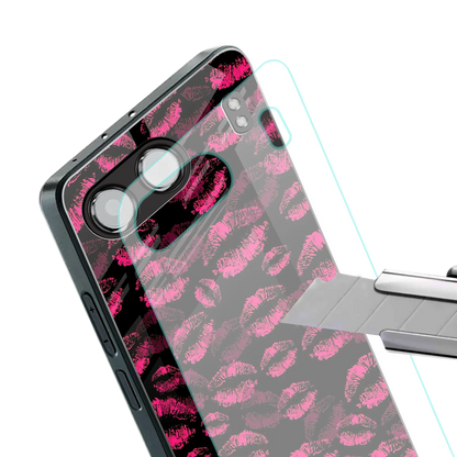 Lip Love stylish phone case for oneplus nord 4 | glossy glass and slim fit