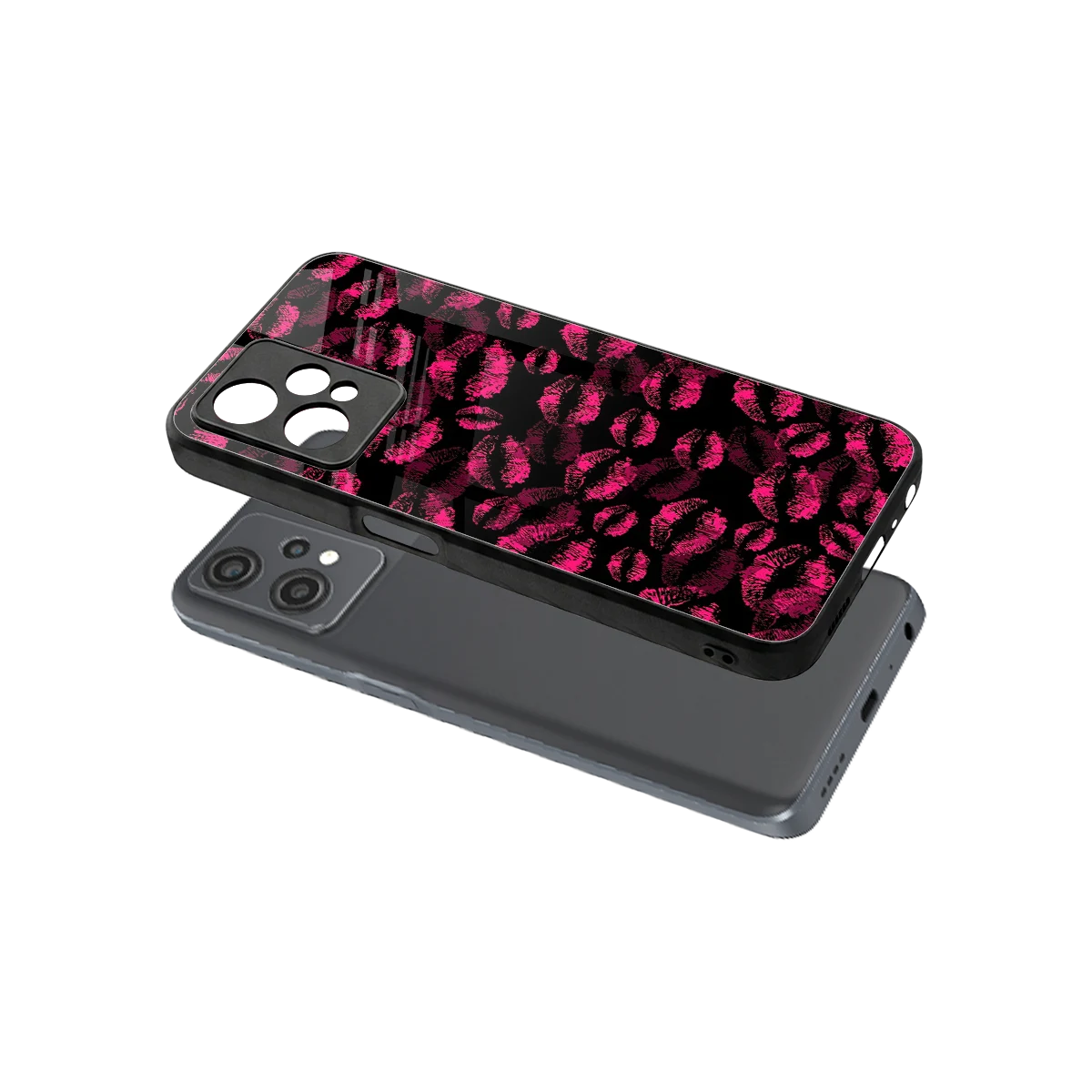 Lip Love sleek oneplus nord ce 2 lite cover with tempered glass back and TPU edges