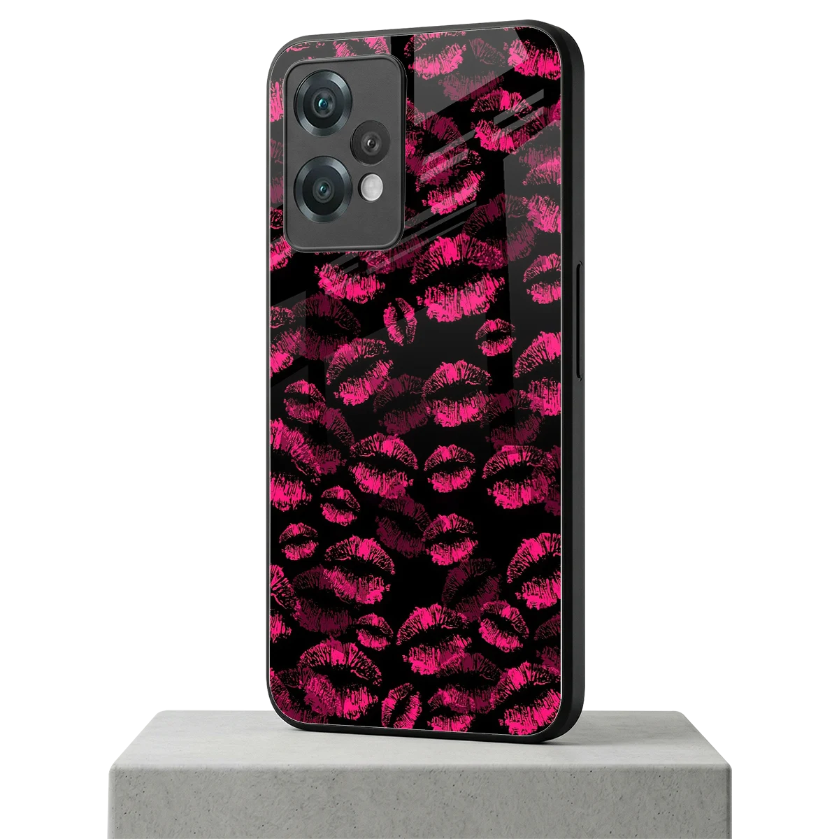 Lip Love oneplus nord ce 2 lite mobile cover | shockproof glass phone case