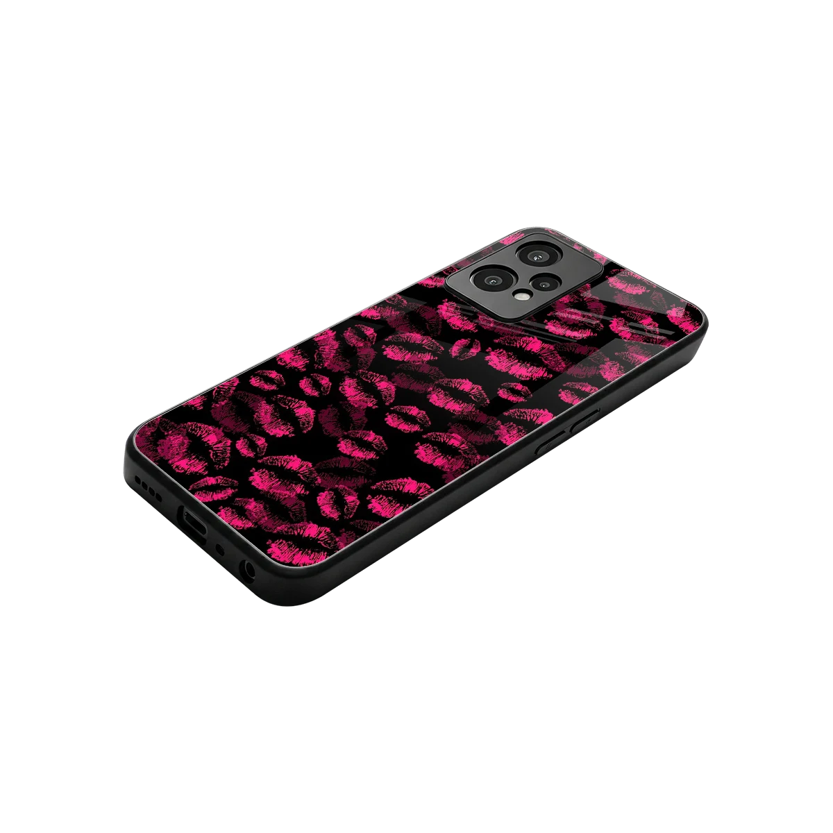 Lip Love stylish phone case for oneplus nord ce 2 lite | glossy glass and slim fit