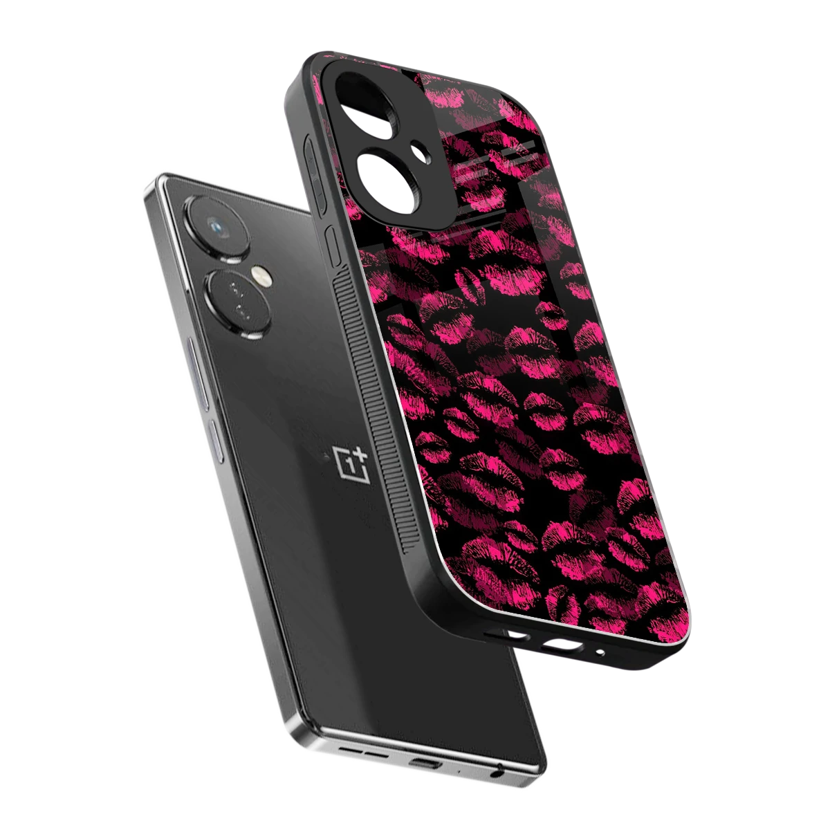 Lip Love sleek oneplus nord ce 3 cover with tempered glass back and TPU edges