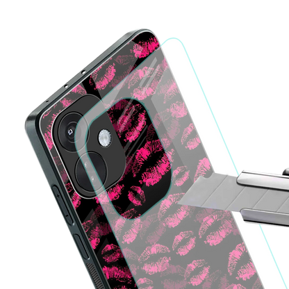 Lip Love stylish phone case for oneplus nord ce 3 | glossy glass and slim fit