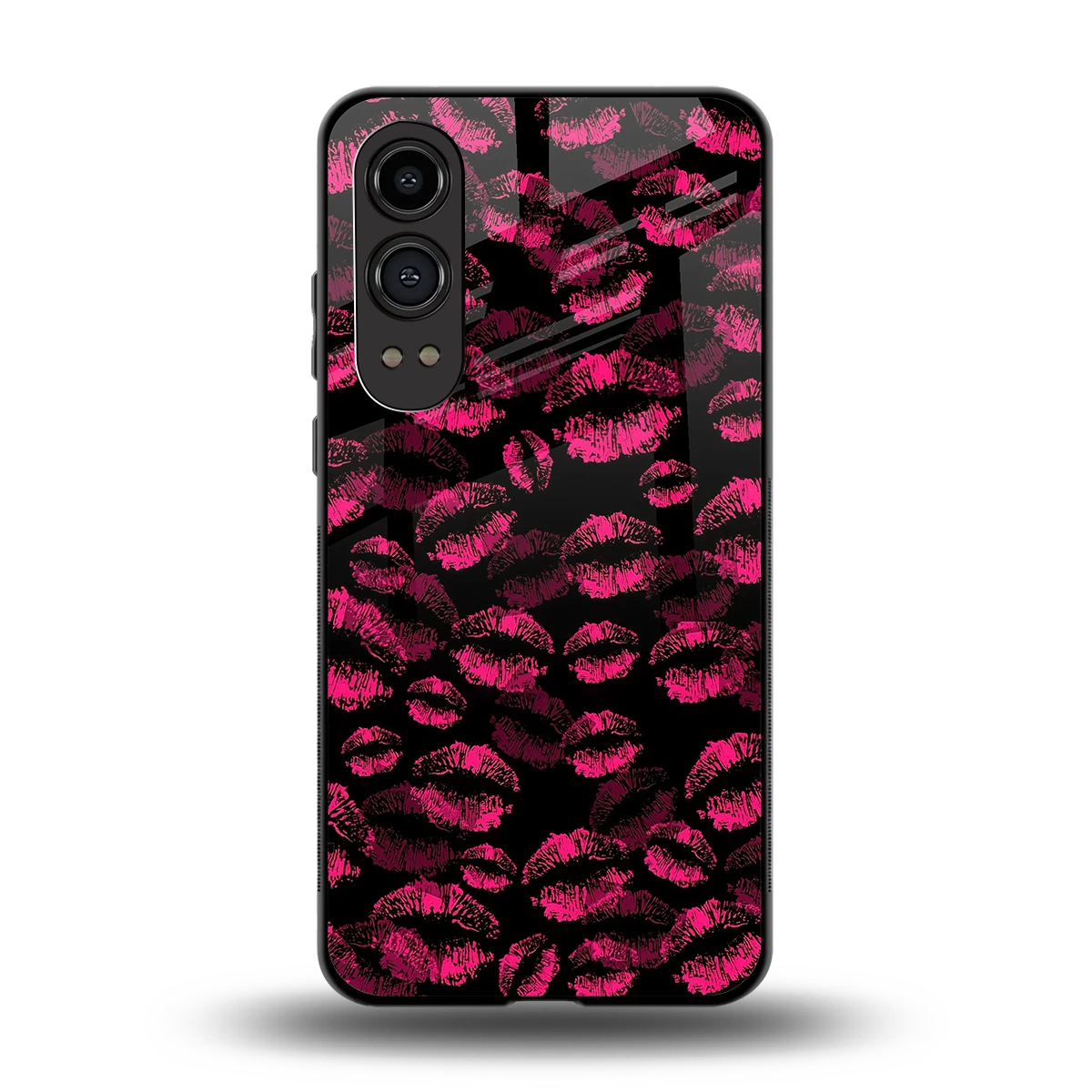 Lip Love back phone cover | glass case for oneplus nord ce 4 lite