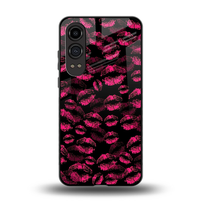 Lip Love back phone cover | glass case for oneplus nord ce 4 lite