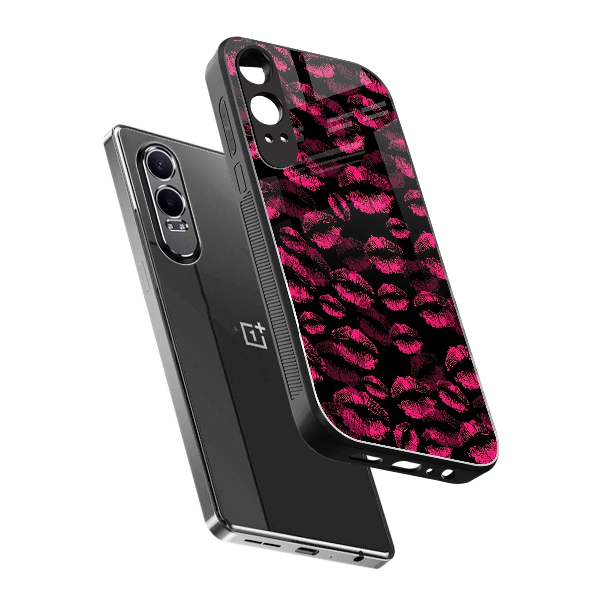 Lip Love sleek oneplus nord ce 4 lite cover with tempered glass back and TPU edges