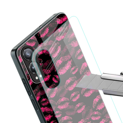 Lip Love stylish phone case for oneplus nord ce 4 lite | glossy glass and slim fit