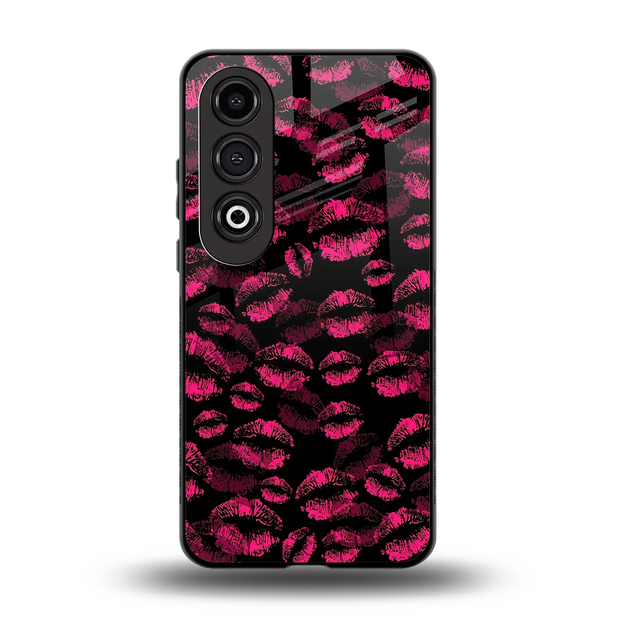 Lip Love back phone cover | glass case for oneplus nord ce 4