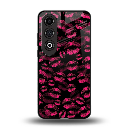 Lip Love back phone cover | glass case for oneplus nord ce 4