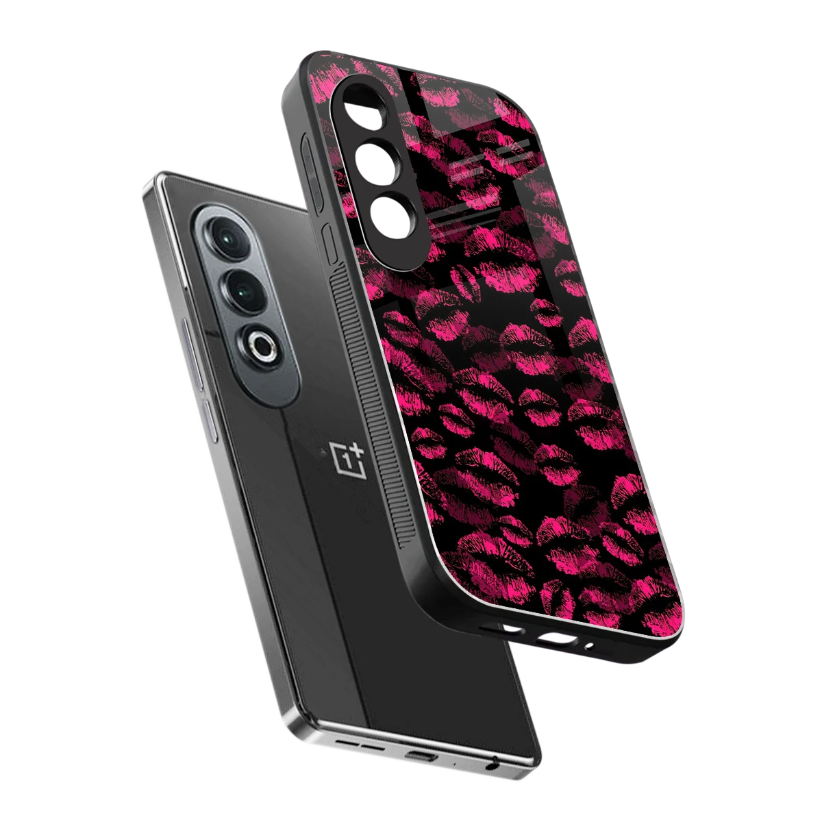 Lip Love sleek oneplus nord ce 4 cover with tempered glass back and TPU edges