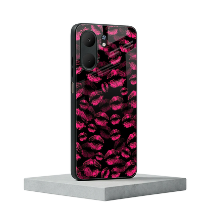 Lip Love oppo a5x 5g mobile cover | shockproof glass phone case