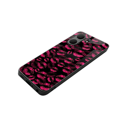 Lip Love stylish phone case for oppo a5x 5g | glossy glass and slim fit
