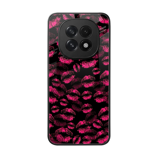Lip Love back phone cover | glass case for oppo f29 5g