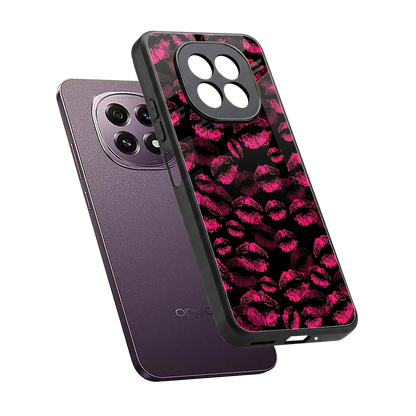 Lip Love sleek oppo f29 5g cover with tempered glass back and TPU edges