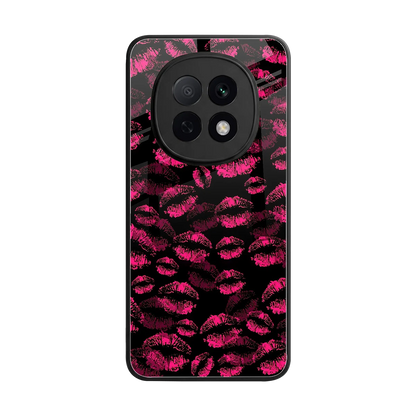 Lip Love back phone cover | glass case for oppo f29 pro 5g