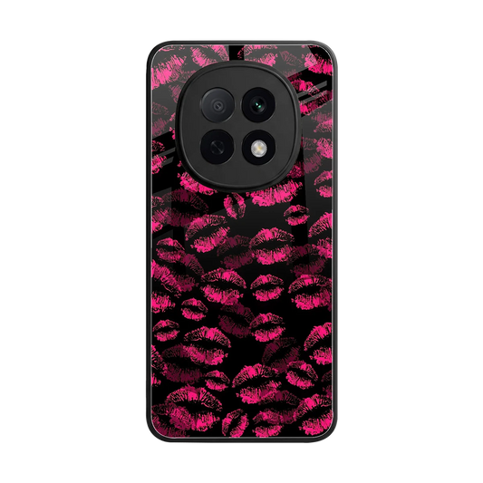Lip Love back phone cover | glass case for oppo f29 pro 5g