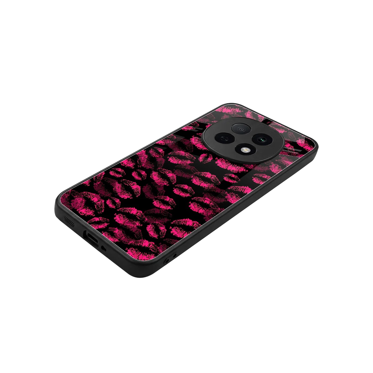 Lip Love stylish phone case for oppo f29 pro 5g | glossy glass and slim fit