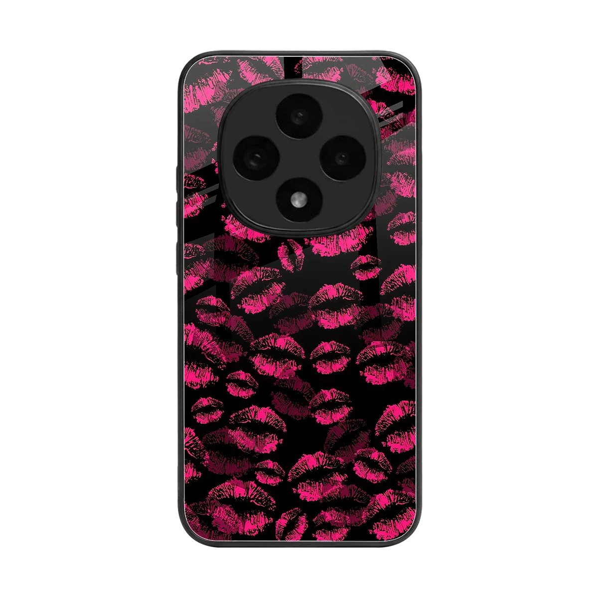 Lip Love back phone cover | glass case for oppo f31 pro 5g