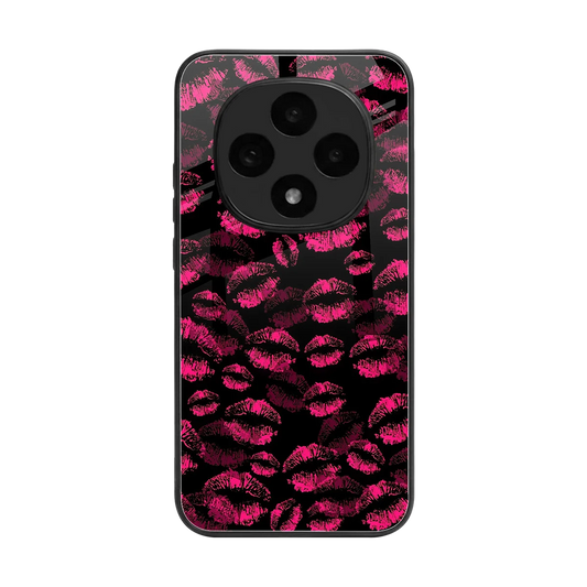 Lip Love back phone cover | glass case for oppo f31 pro 5g