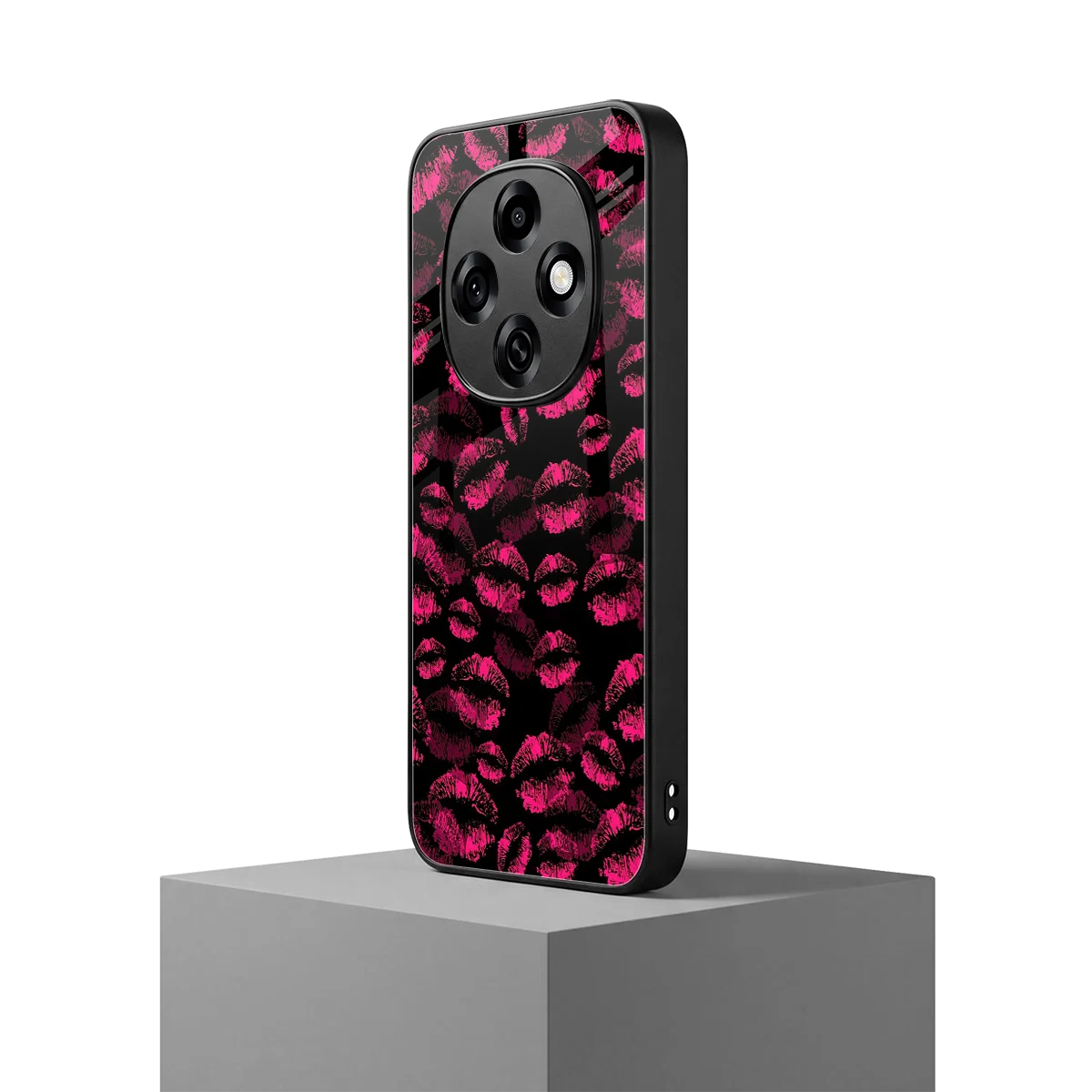 Lip Love oppo f31 pro 5g mobile cover | shockproof glass phone case