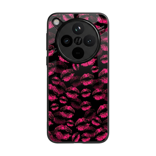 Lip Love back phone cover | glass case for oppo find x8