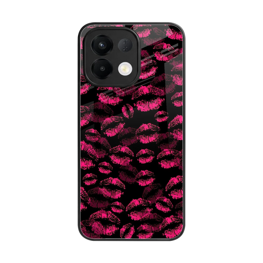 Lip Love back phone cover | glass case for oppo k13 5g
