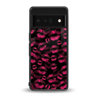 Lip Love back phone cover | glass case for google pixel 6 pro