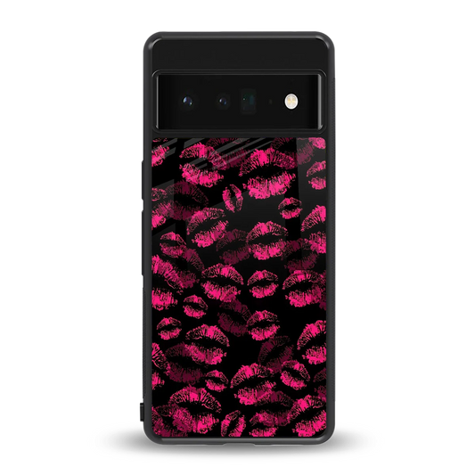 Lip Love back phone cover | glass case for google pixel 6 pro