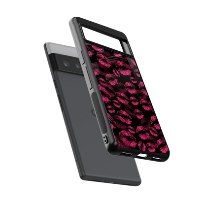 Lip Love sleek google pixel 6 pro cover with tempered glass back and TPU edges