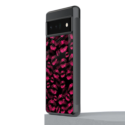 Lip Love stylish phone case for google pixel 6 pro | glossy glass and slim fit