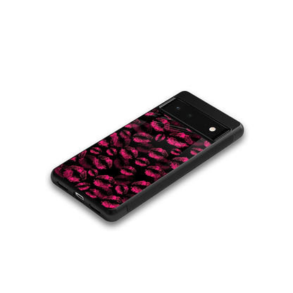 Lip Love google pixel 6a mobile cover | shockproof glass phone case
