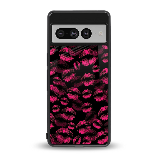 Lip Love back phone cover | glass case for google pixel 7 pro