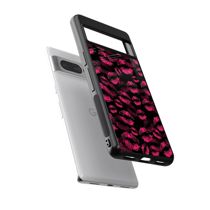 Lip Love sleek google pixel 7 pro cover with tempered glass back and TPU edges
